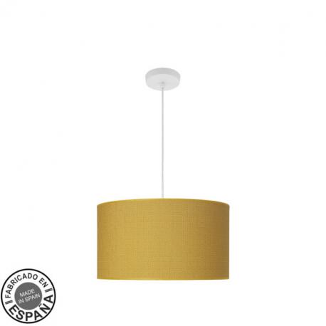 Colgante Moda 2xe27 Blanco/amarillo Regx40x40cm C/difusor