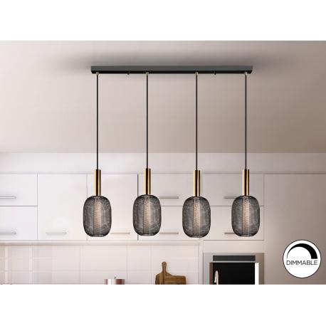 MICRON-LAMPARA 4L ORO/NEGRO