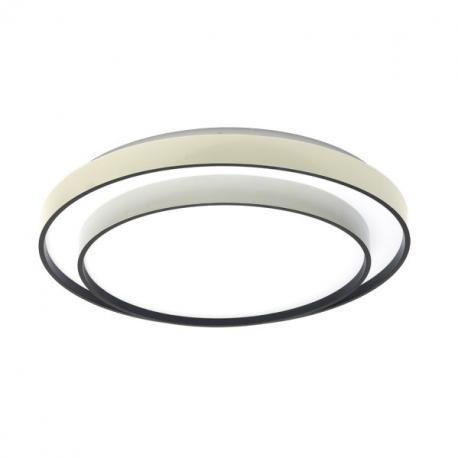Plafon Fana 60w 3000-4200-6500k Blanco/negro 4,8x50x50cm 5400lm C/remoto