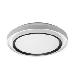 Plafon Meyer 60w 3000-4200-6500k Blanco/negro 5,5x50x50cm 5400lm C/remoto