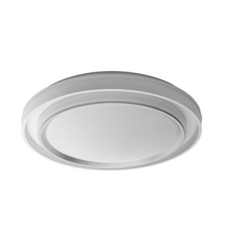 Plafon Meyer 60w 3000-4200-6500k Blanco/plata 5,5x50x50cm 5400lm C/remoto