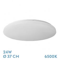 Plafon Tadeo 24w 6500k Blanco 5,5x37x37cm 2376lm