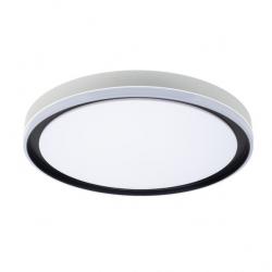 Plafon Claribel 60w 3000-4200-6500k Blanco/negro 7,5x50x50cm 5400lm C/remoto