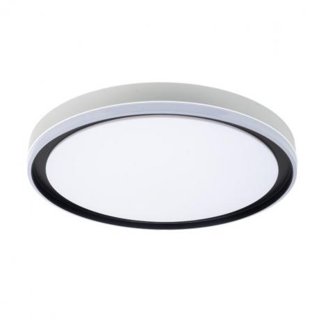 Plafon Claribel 60w 3000-4200-6500k Blanco/negro 7,5x50x50cm 5400lm C/remoto
