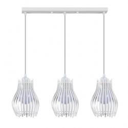 Regleta Ragusa Blanca 3xe27 Regx64x16cm