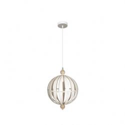 Colgante Trentino 1xe14 Blanco/haya Regx31x31cm