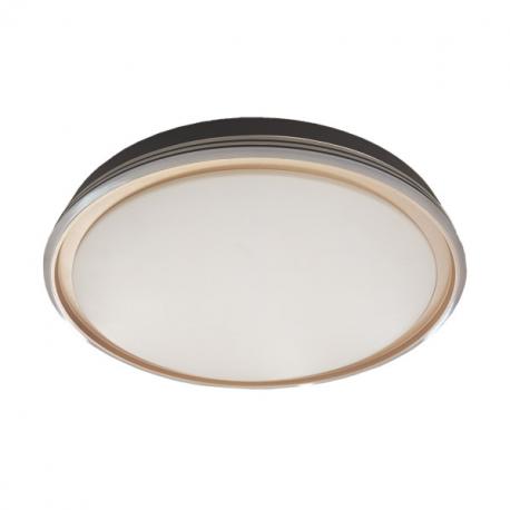 Plafon Picola 60w 3000-4200-6500k Negro/oro 7x50x50cm 5400lm C/remoto