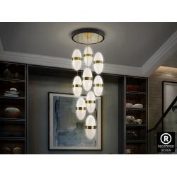 GARDEN- LAMPARA 9L NEGRO-BRONCE