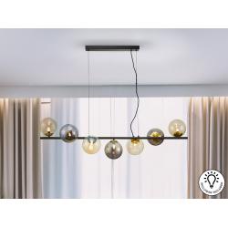 INOA-LAMPARA 7L NEGRO-SMOKE-AMBAR
