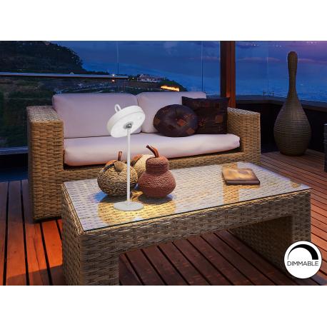 GONG- SOBREMESA LED BLANCO