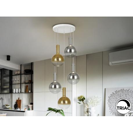 MATICES-LAMPARA 5L BLANCO-SMOKE-ORO