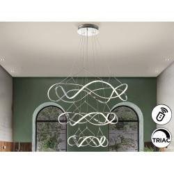 MOLLY-LAMPARA 3 AROS 110D CROMO DIM