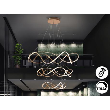 MOLLY-LAMP 3 AROS 110D ORO ROSA DIM