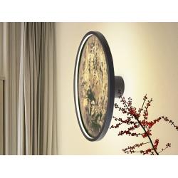 STONE- APLIQUE/PLAFON LED CCT- NEGRO D60