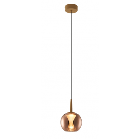 ANDROMEDA COLGANTE 1L - BASE ORO - CRISTAL COPPER 8938