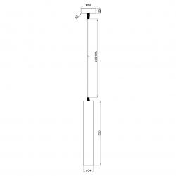 COLGANTE ANTIA BLANCO 1 X 50W GU-10