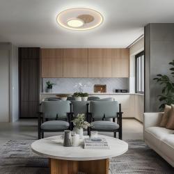 PLAFON LED TANA BLANCO-MADERA LED 90W 3000/4000/6000K