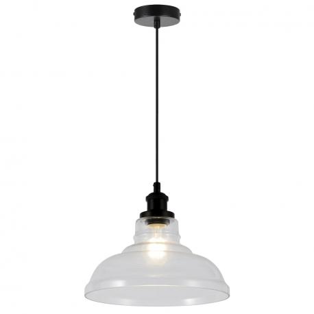 COLGANTE UMBRIA NEGRO-TRANSP. 1 X 60W E-27