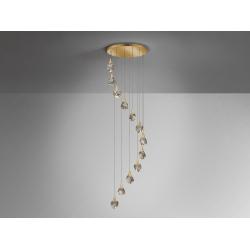 LAMPARA 12L·AQUARIA·ORO MATE