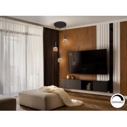 LAMPARA 3L ·SINCRO· NEGRO/ORO