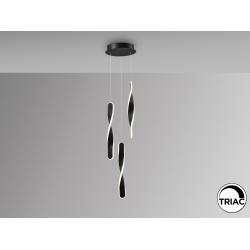 TWIST-LAMPARA 3L NEGRO