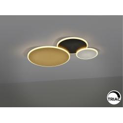 UMBRA- PLAFON ORO-NEGRO-BLANCO