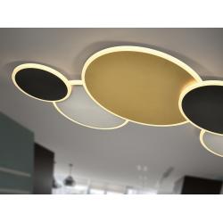 UMBRA-PLAFON GRAN ORO-NEGRO-BLANCO