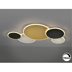 UMBRA-PLAFON GRAN ORO-NEGRO-BLANCO