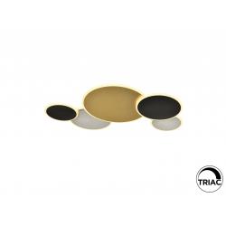 UMBRA-PLAFON GRAN ORO-NEGRO-BLANCO