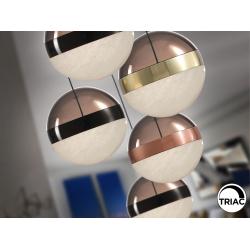 ORBES-LAMPARA 5L NEGRO/COBRE/LATON