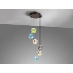 INGRID-LAMPARA 6L-COLORES