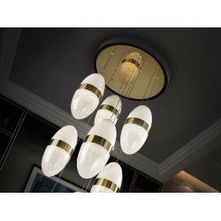 GARDEN- LAMPARA 9L NEGRO-BRONCE