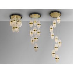 GARDEN- LAMPARA 9L NEGRO-BRONCE