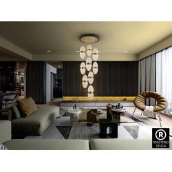GARDEN- LAMPARA 9L NEGRO-BRONCE