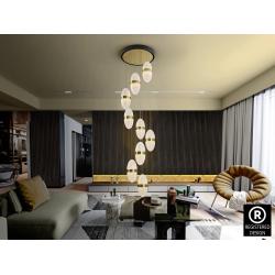 GARDEN- LAMPARA 9L NEGRO-BRONCE