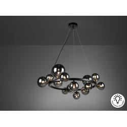 LAMPARA 14L ·ASTROS· NEGRO