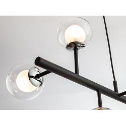 LAMPARA  9L·ALTAIS·NEGRO/CROMO