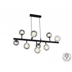 LAMPARA  9L·ALTAIS·NEGRO/CROMO