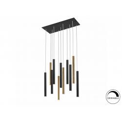 LAMPARA·VARAS·ORO/NEGRO 11L