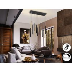 LAMPARA·VARAS·ORO/NEGRO 14L DIMABLE