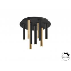 PLAFON·VARAS·ORO/NEGRO 9L