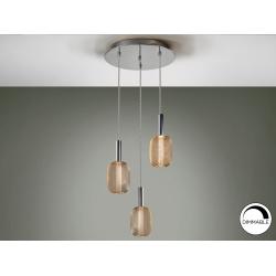 MICRON-LAMPARA 3L CROMO/ORO