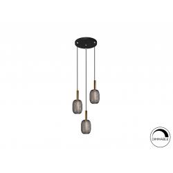 MICRON-LAMPARA 3L ORO/NEGRO