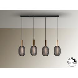 MICRON-LAMPARA 4L ORO/NEGRO