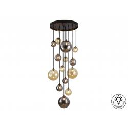 DARK-LAMPARA 14L NEGRO-LATON