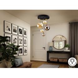 DARK-LAMPARA 5L NEGRO-LATON