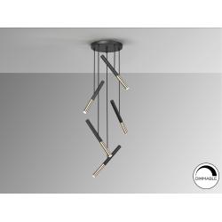 EDNA-LAMPARA 5L NEGRO-ORO