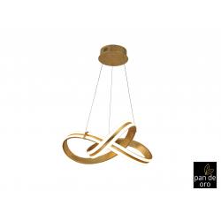 LAMPARA ·LAZAS· PAN DE ORO Ø52
