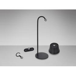CUCO-SOBREMESA LED NEGRO