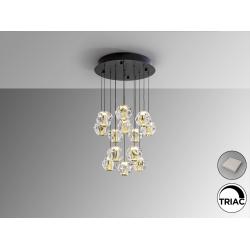 ZARIA-LAMP 13L- NEGRO/ORO/TRANSP D60 DIM